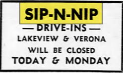 Sip-N-Nip - Sep 1968 Ad